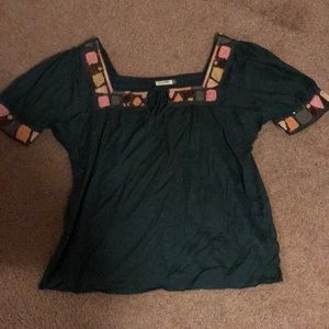 Old navy Forrest green blouse